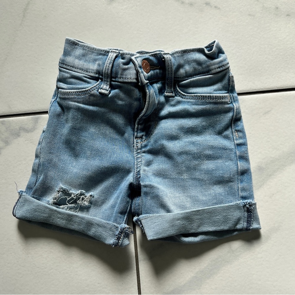 Girls’ Distressed Denim Shorts